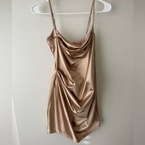 NWOT. Bronze Party / cocktail dress
